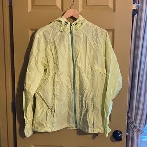 Lime Eddie Bauer Rain Jacket-